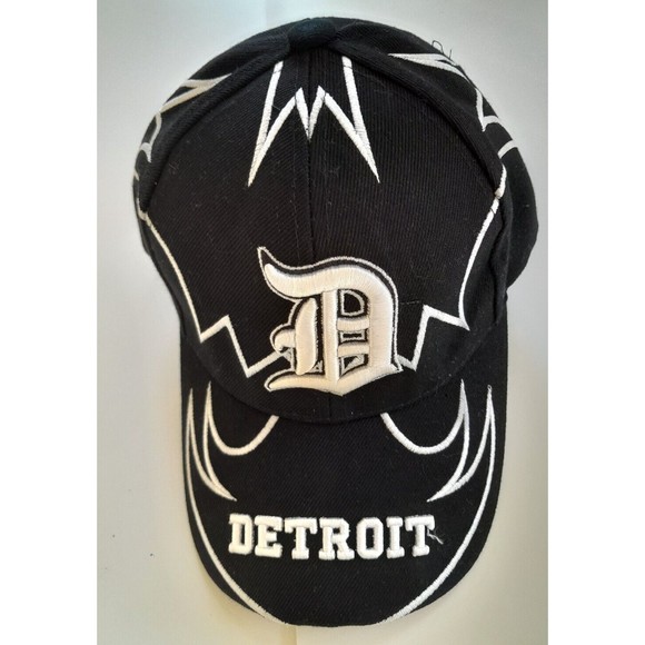 City Hunter Authentic Cap Men Detroit  Adjustable Black - Picture 1 of 10